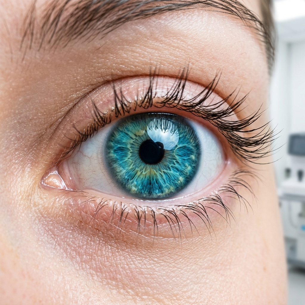 Clear Healthy Eye Visual